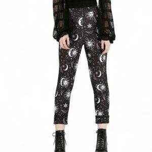 Blackmilk Stars and Moon Cuffed Pants Size Small